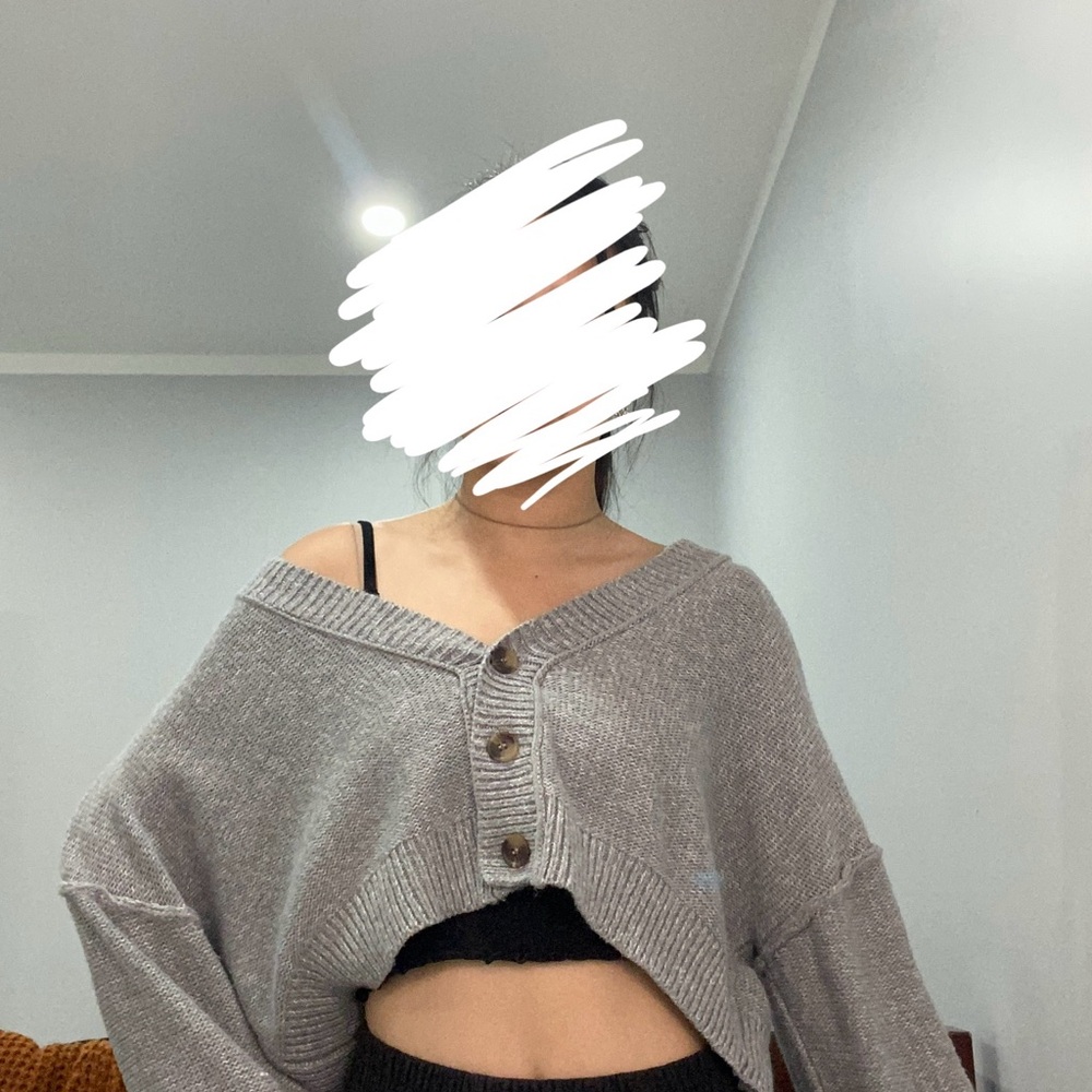 Garage Grey Women's Button Up Sweater Cardigan